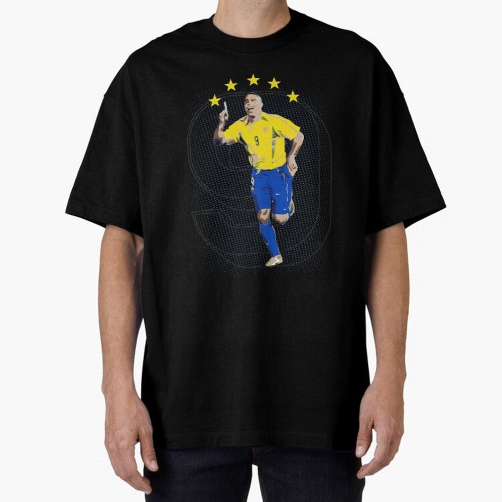 Ronaldo Fenomeno Oversized T-Shirt Join the FIFA World Cup 2026 Group Stage Journey through Mbappe Highlights, Argentina, France and Brazil Pride, Fan Favorite Moments, National Team Passion, Big Match Drama and Soccer History; Created for Match