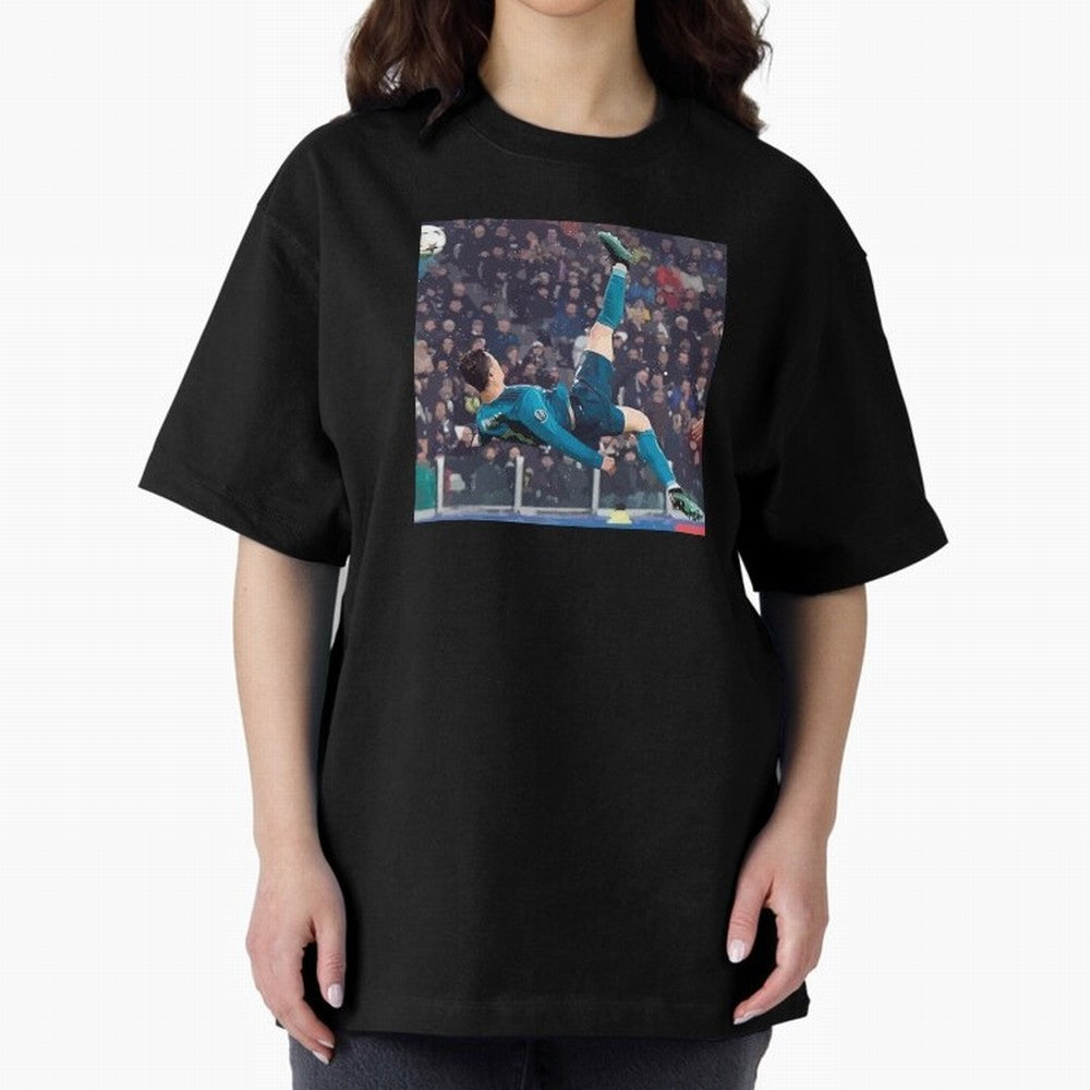 Chilean from CR7 Oversized T-Shirt Represent the Passion of Match Day Hype around FIFA World Cup 2026 USA Canada Mexico, Neymar, Haaland and Cristiano Ronaldo, Argentina and Brazil, Retro Football Energy, Iconic Rivalries, Trophy Chase Drama and