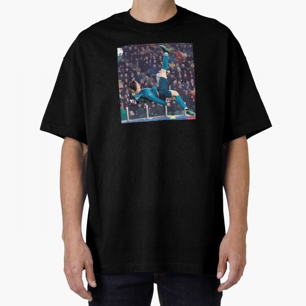 Chilean from CR7 Oversized T-Shirt Represent the Passion of Match Day Hype around FIFA World Cup 2026 USA Canada Mexico, Neymar, Haaland and Cristiano Ronaldo, Argentina and Brazil, Retro Football Energy, Iconic Rivalries, Trophy Chase Drama and