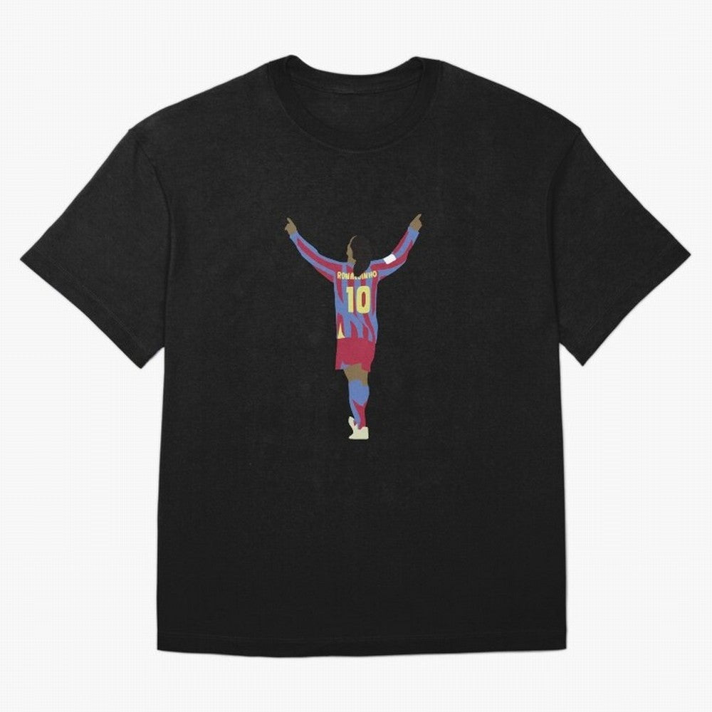 Ronaldinho FC Barcelona Oversized T-Shirt Wear the Spirit of the FIFA World Cup 2026 USA Canada Mexico Journey through Cristiano Ronaldo, Haaland and CR7 Highlights, Spain Pride, Retro Football Energy, Iconic Rivalries, Trophy Chase Drama and