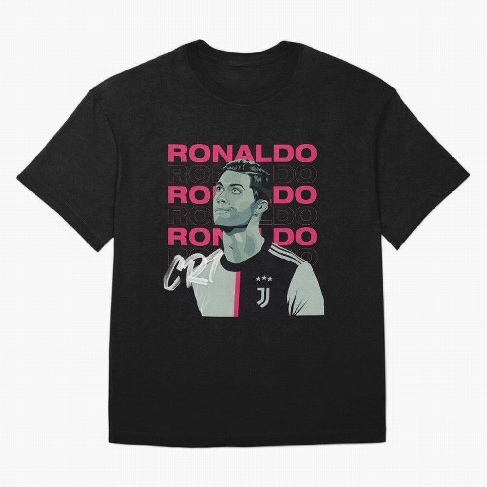 Ronaldo Oversized T-Shirt Show Up for the Glory of Match Day Hype around FIFA World Cup 2026 USA Canada Mexico, Messi, Neymar and Mbappe, Portugal, Spain and Germany, Sports Nostalgia, International Competition, Famous Players and Unforgettable