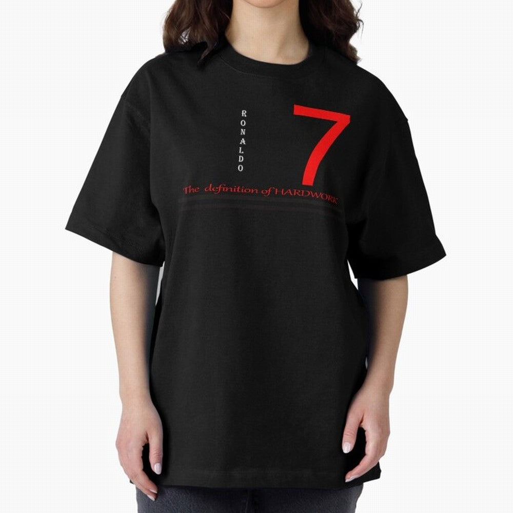 Christiano Ronaldo T-shirts Oversized T-Shirt Celebrate Fan Culture around FIFA World Cup 2026 USA Canada Mexico Filled with Cristiano Ronaldo, Brazil, Portugal and Argentina Energy, Football Festival Excitement, Trophy Ambitions, Country Rivalries