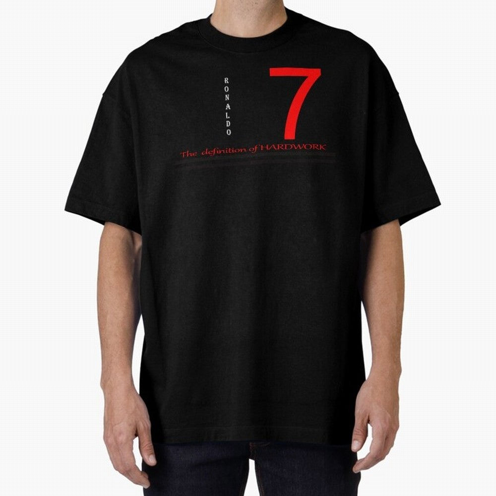 Christiano Ronaldo T-shirts Oversized T-Shirt Celebrate Fan Culture around FIFA World Cup 2026 USA Canada Mexico Filled with Cristiano Ronaldo, Brazil, Portugal and Argentina Energy, Football Festival Excitement, Trophy Ambitions, Country Rivalries