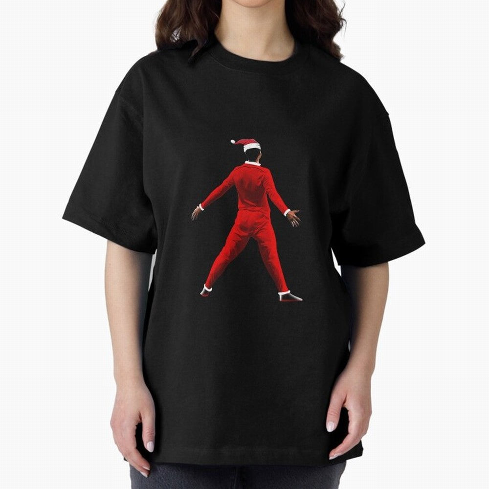 All I Want For Christmas Is Siuuu CR7 fans Christian Ronaldo Xmas Oversized T-Shirt Support Iconic Players in Global Football Passion for FIFA World Cup 2026 Group Stage, Capturing Neymar, Haaland and Cristiano Ronaldo, Netherlands, Global