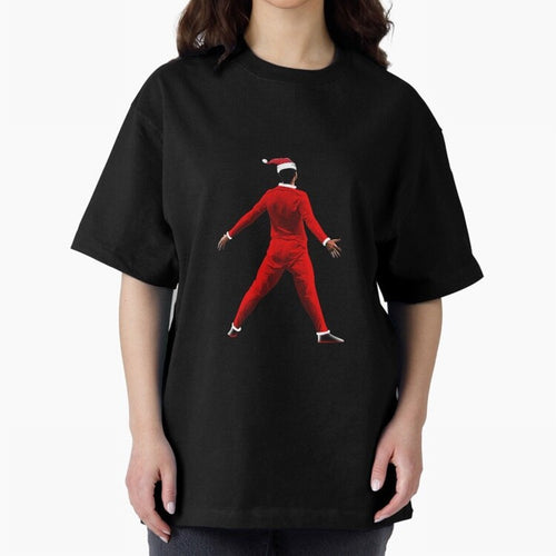 All I Want For Christmas Is Siuuu CR7 fans Christian Ronaldo Xmas Oversized T-Shirt Support Iconic Players in Global Football Passion for FIFA World Cup 2026 Group Stage, Capturing Neymar, Haaland and Cristiano Ronaldo, Netherlands, Global