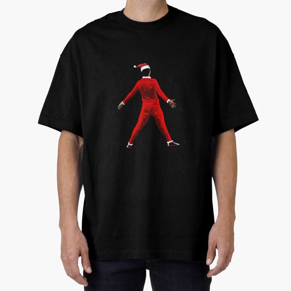 All I Want For Christmas Is Siuuu CR7 fans Christian Ronaldo Xmas Oversized T-Shirt Support Iconic Players in Global Football Passion for FIFA World Cup 2026 Group Stage, Capturing Neymar, Haaland and Cristiano Ronaldo, Netherlands, Global