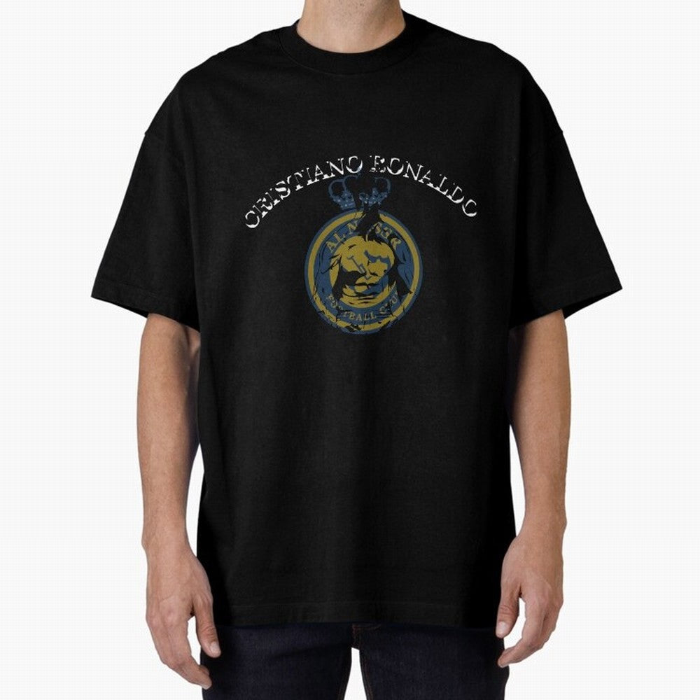 Ronaldo CR7 al nassr Oversized T-Shirt Bring Trophy Dreams to FIFA World Cup 2026 USA Canada Mexico for Fans of Mbappe and Germany, Bringing Champion Mindset, Group Stage Buzz, Knockout Tension and Passionate Fan Culture; Perfect for Fans,