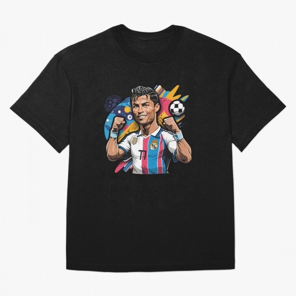 Cristiano Ronaldo cr7 Oversized T-Shirt Make Your Look Match FIFA World Cup 2026 Group Stage Spirit, Centered on Germany, Haaland and Mbappe, Retro Football Energy, Iconic Rivalries, Trophy Chase Drama and Stadium Atmosphere; Great for Watch