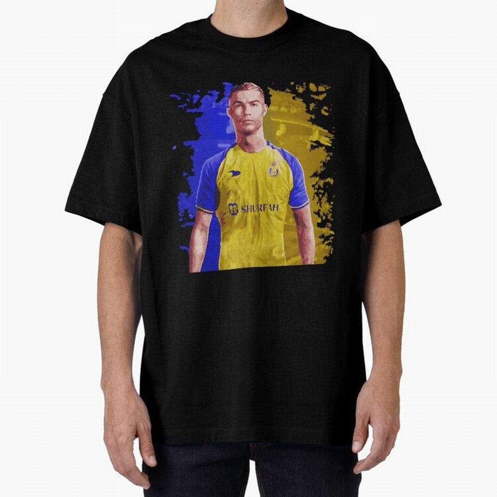 Ronaldo CR7 al nassr Oversized T-Shirt Show Up for the Glory of FIFA World Cup 2026 Group Stage Connected to Messi, CR7 and Mbappe, Netherlands Energy, Classic Soccer Heritage, Championship Pressure, Fan Loyalty and International Pride; Great for