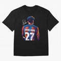 Lamine Yamal Football Player Wpap Art Oversized T-Shirt Spotlight FIFA World Cup 2026 Group Stage with Haaland, Netherlands Energy, Retro Football Energy, Iconic Rivalries, Trophy Chase Drama and Stadium Atmosphere; Built for Supporters Chasing