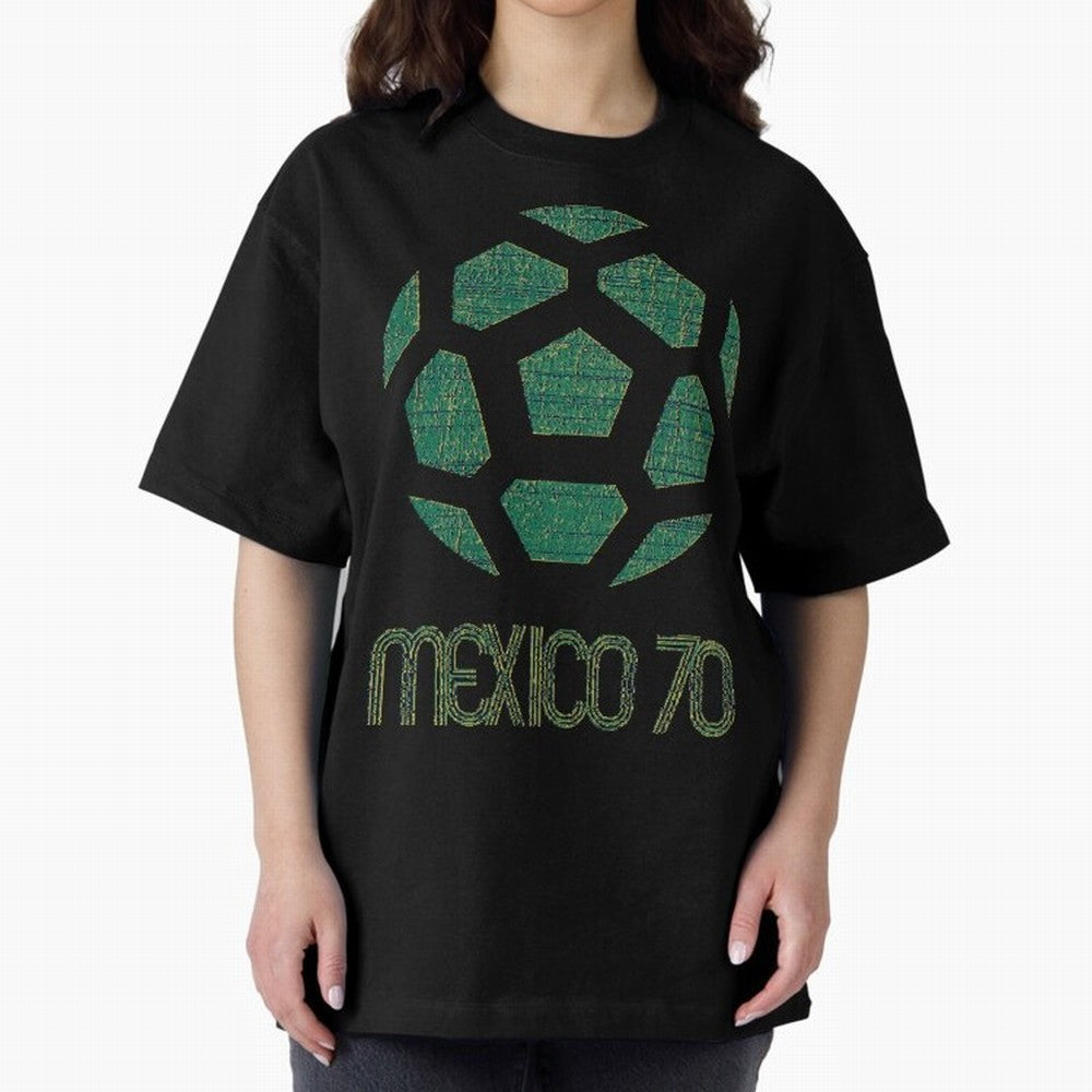 Mexico 70 World Cup Oversized T-Shirt Bring Stadium Energy to the FIFA World Cup 2026 Group Stage Journey through Cristiano Ronaldo, Haaland and CR7 Highlights, Portugal, Spain and Germany Pride, Supporter Pride, Iconic Celebrations, Legendary