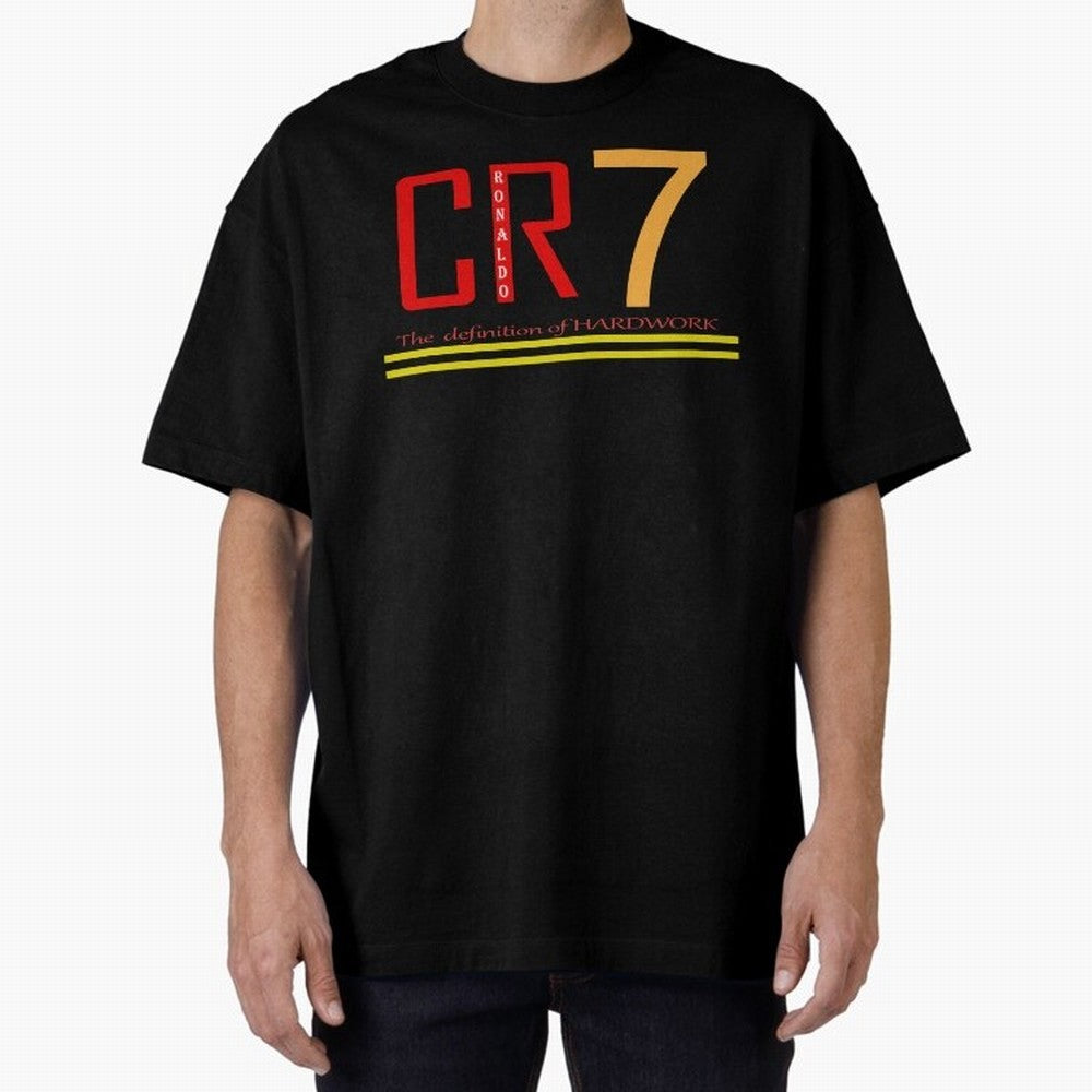 Christiano Ronaldo T-shirts Oversized T-Shirt Celebrate Classic Football Spirit in FIFA World Cup 2026 for Fans of Neymar and Spain, Bringing Tournament Hype, Historic Matchups, Family Viewing Parties and Global Sports Pride; Perfect for Supporters