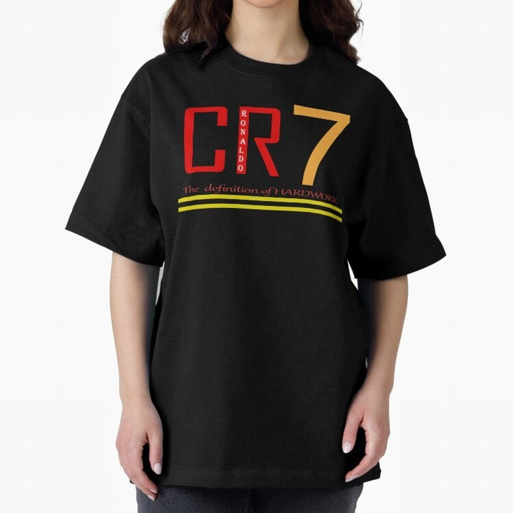 Christiano Ronaldo T-shirts Oversized T-Shirt Celebrate Classic Football Spirit in FIFA World Cup 2026 for Fans of Neymar and Spain, Bringing Tournament Hype, Historic Matchups, Family Viewing Parties and Global Sports Pride; Perfect for Supporters