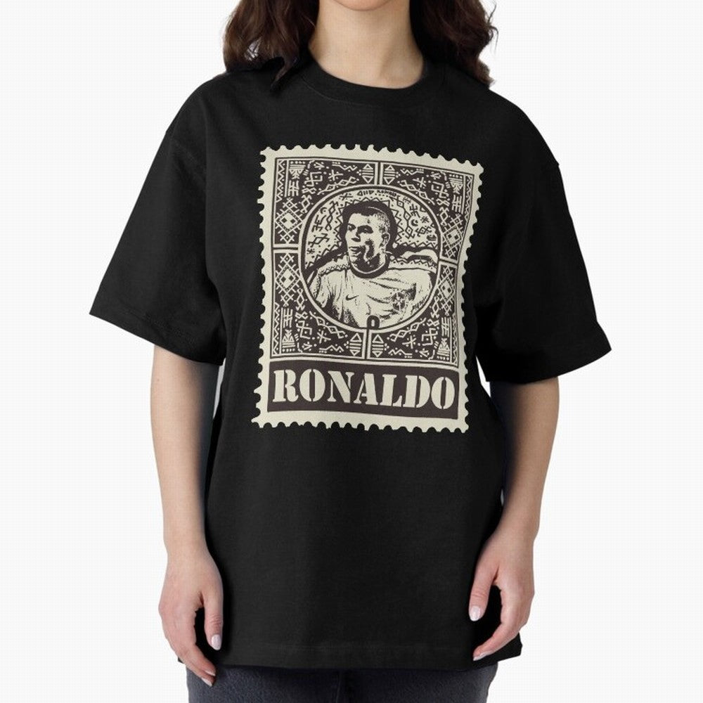 LEGEND FOOTBALL Oversized T-Shirt Spotlight FIFA World Cup 2026 USA Canada Mexico Centered on Cristiano Ronaldo, Brazil Energy, Worldwide Fan Energy, Dramatic Goals, Stadium Lights and Championship Celebrations; Great for Supporters Who Love
