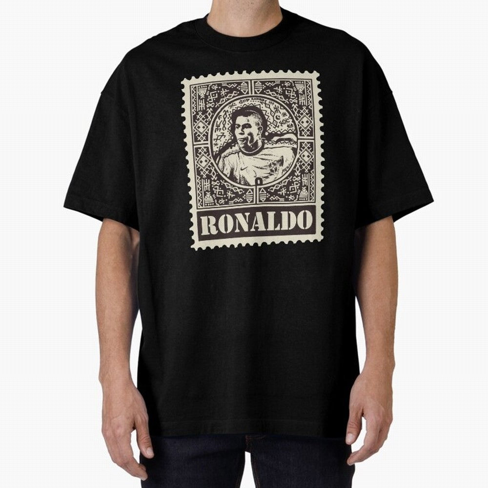 LEGEND FOOTBALL Oversized T-Shirt Spotlight FIFA World Cup 2026 USA Canada Mexico Centered on Cristiano Ronaldo, Brazil Energy, Worldwide Fan Energy, Dramatic Goals, Stadium Lights and Championship Celebrations; Great for Supporters Who Love