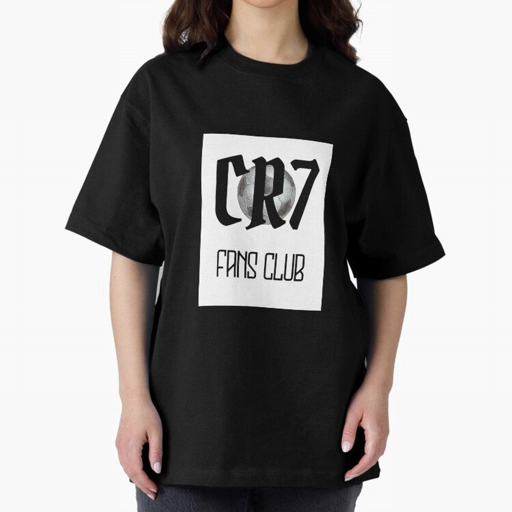 CR7 Oversized T-Shirt Upgrade Global Football Passion for FIFA World Cup 2026 Group Stage, Celebrating Cristiano Ronaldo, Haaland and CR7, Argentina and Brazil, Stadium Memories, Football Loyalty, International Chants and Championship Tradition;