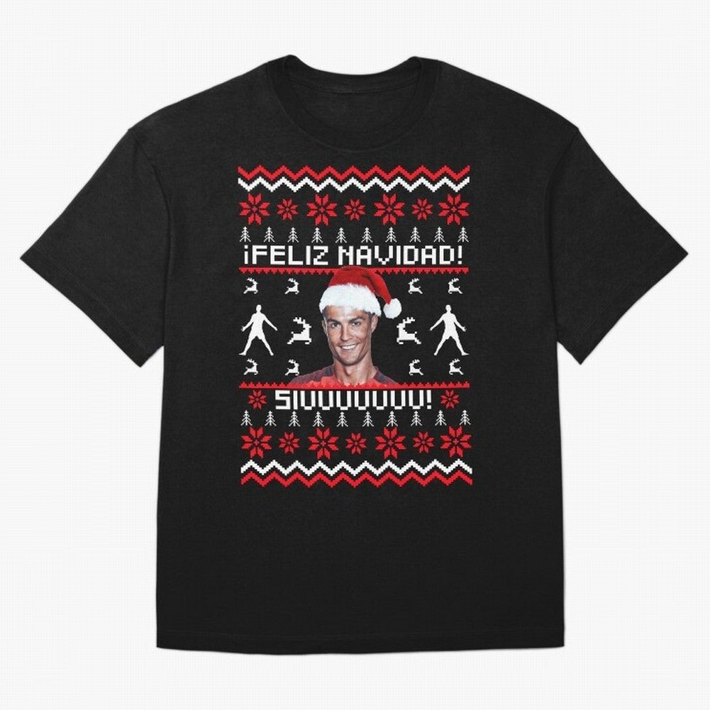Cristiano Ronaldo El Bicho SIUU Ugly Sweater Oversized T-Shirt Honor Champions and Dreams in FIFA World Cup 2026 Group Stage Inspired by Messi, CR7 and Mbappe, Brazil, Portugal and Argentina Energy, Game Day Rituals, Football Legends, Country Pride