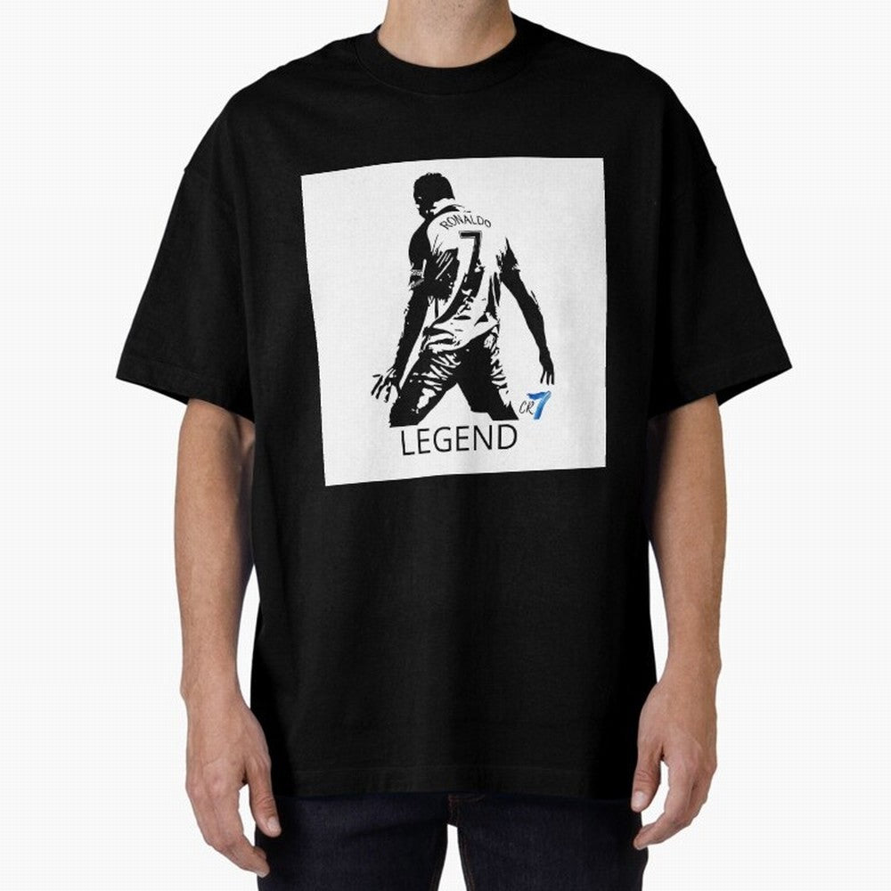 RONALDO legend CR7 Oversized T-Shirt Honor the Beautiful Game during the FIFA World Cup 2026 Journey through Cristiano Ronaldo, Haaland and CR7 Highlights, Argentina and Brazil Pride, Championship Spirit, Famous Goals, Roaring Crowds and