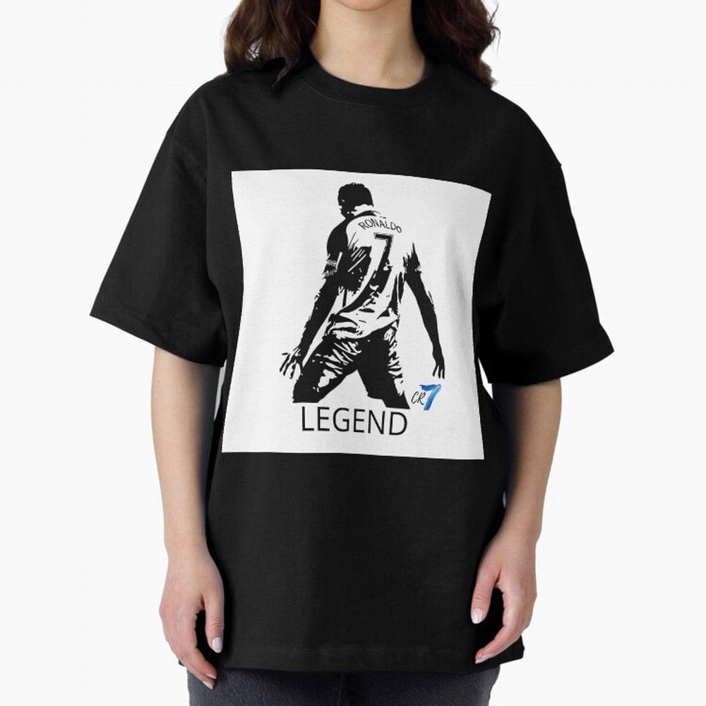 RONALDO legend CR7 Oversized T-Shirt Honor the Beautiful Game during the FIFA World Cup 2026 Journey through Cristiano Ronaldo, Haaland and CR7 Highlights, Argentina and Brazil Pride, Championship Spirit, Famous Goals, Roaring Crowds and