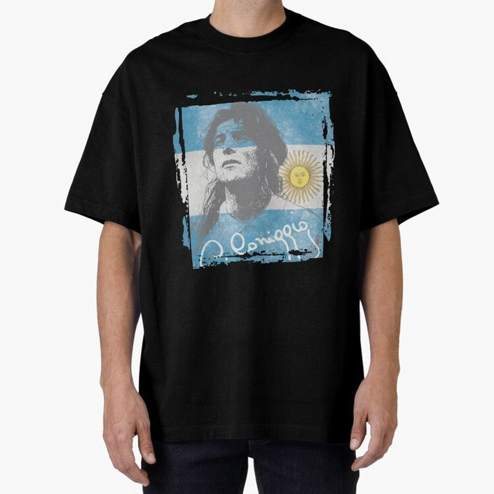 Claudio Caniggia Oversized T-Shirt Experience FIFA World Cup 2026 USA Canada Mexico Highlighting Mbappe, Brazil, Portugal and Argentina Energy, Global Supporter Spirit, Legendary Goals, National Colors and Tournament Celebration; Made for Die Hard