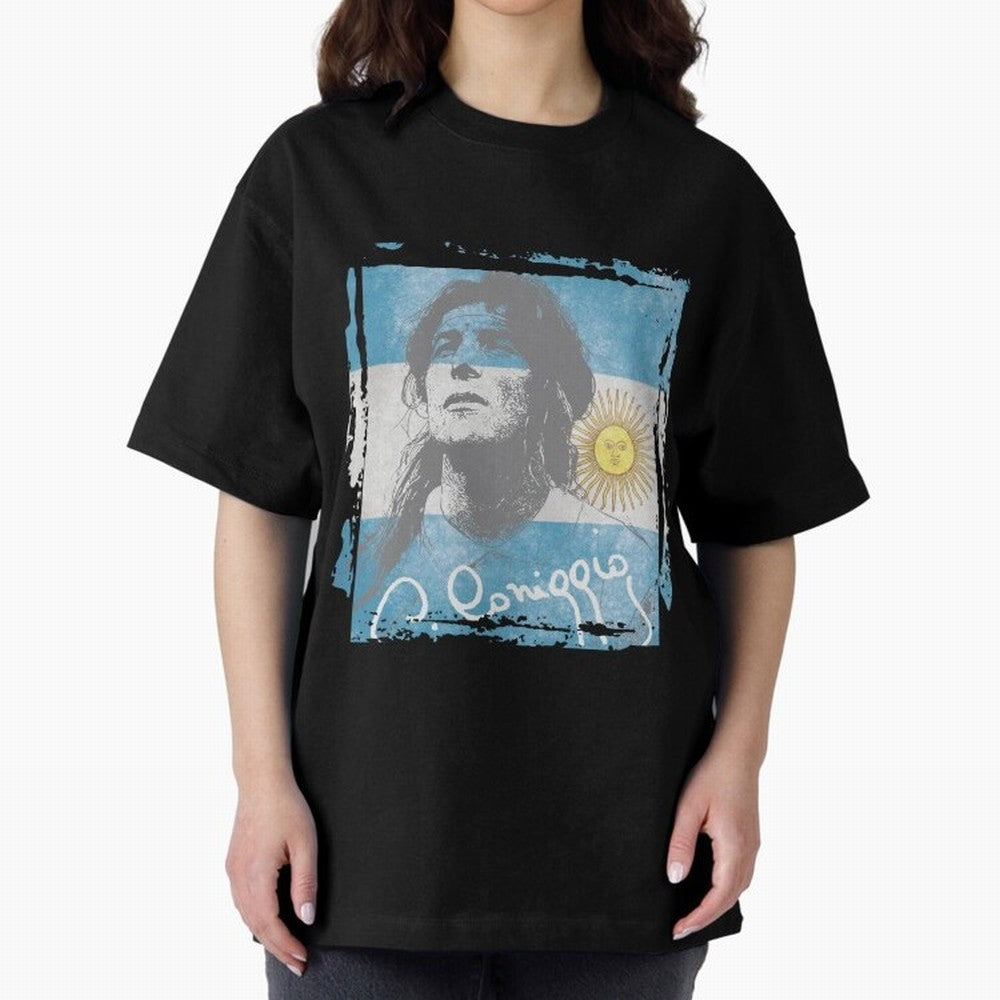 Claudio Caniggia Oversized T-Shirt Experience FIFA World Cup 2026 USA Canada Mexico Highlighting Mbappe, Brazil, Portugal and Argentina Energy, Global Supporter Spirit, Legendary Goals, National Colors and Tournament Celebration; Made for Die Hard