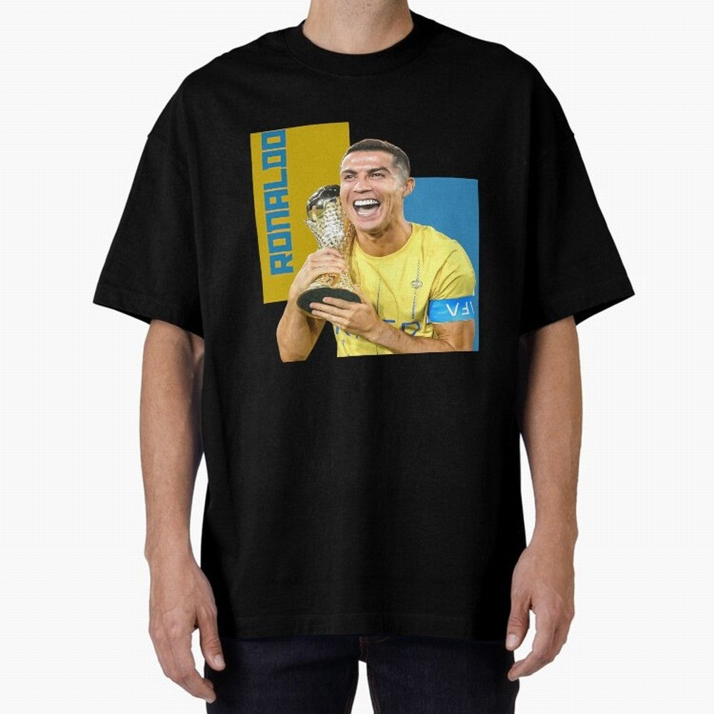 Ronaldo Oversized T-Shirt Bring Home Match Day Hype around FIFA World Cup 2026 Group Stage, Mbappe and Neymar, Brazil, Portugal and Argentina, Stadium Memories, Football Loyalty, International Chants and Championship Tradition; Perfect for