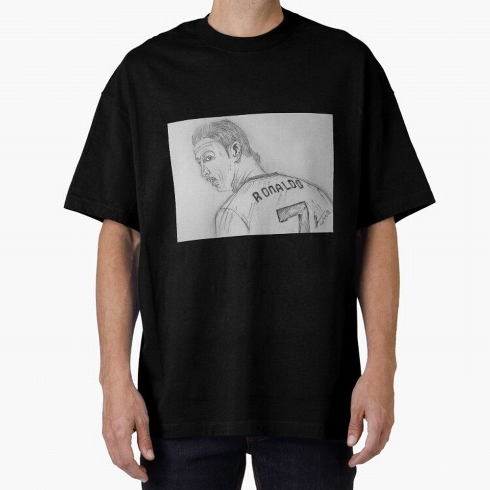CR7 Oversized T-Shirt Step into FIFA World Cup 2026 USA Canada Mexico Spirit, with Brazil, Portugal and Argentina, Neymar, Haaland and Cristiano Ronaldo, Supporter Pride, Iconic Celebrations, Legendary Names and Global Match Day Energy; Ideal for