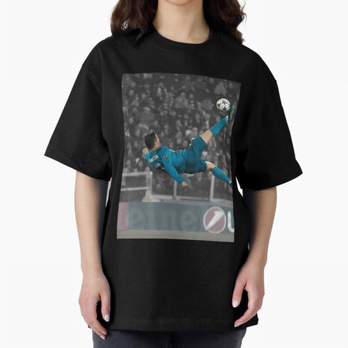 C Ronaldo Poster	 Oversized T-Shirt Turn Up for the FIFA World Cup 2026 Journey through Cristiano Ronaldo Highlights, Germany Pride, Game Day Rituals, Football Legends, Country Pride and the Road to the Final; Ideal for Passionate Fans Who Love