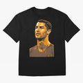 Ronaldo Oversized T-Shirt Celebrate Soccer Greatness during Global Football Passion for FIFA World Cup 2026, Filled with Messi, England and Germany, Stadium Chants, National Pride, Trophy Dreams and Unforgettable Football Memories; Perfect for