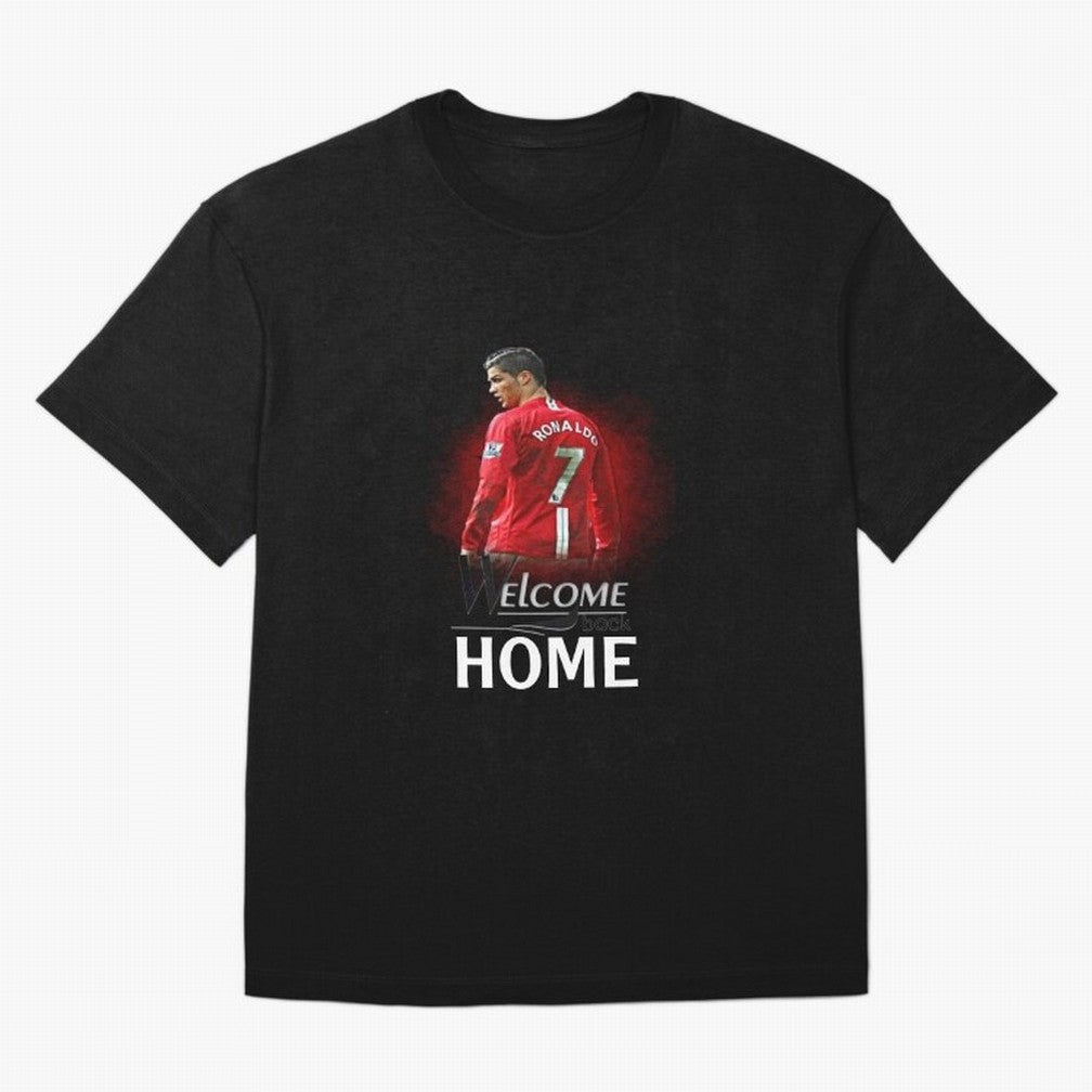 Cristiano Ronaldo welcome back - Manchester Oversized T-Shirt Live for the Drama of Global Football Passion for FIFA World Cup 2026 USA Canada Mexico, Celebrating Mbappe and Neymar, Brazil, Goal Celebration Energy, Supporter Heritage, Football
