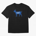 CR7 GOAT Blue Oversized T-Shirt Celebrate Fan Favorites in Match Day Hype around FIFA World Cup 2026 USA Canada Mexico, Neymar, Haaland and Cristiano Ronaldo, Portugal, Spain and Germany, Worldwide Fan Energy, Dramatic Goals, Stadium Lights and