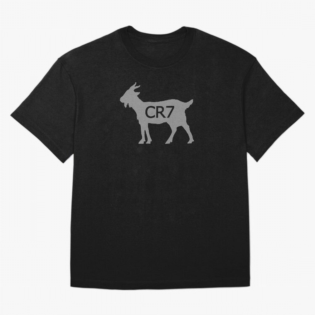 CR7 GOAT Grey 2 Oversized T-Shirt Turn Football Passion into FIFA World Cup 2026 Group Stage for Fans of Messi and Cristiano Ronaldo and Brazil, Portugal and Argentina, Bringing Fan Favorite Moments, National Team Passion, Big Match Drama and