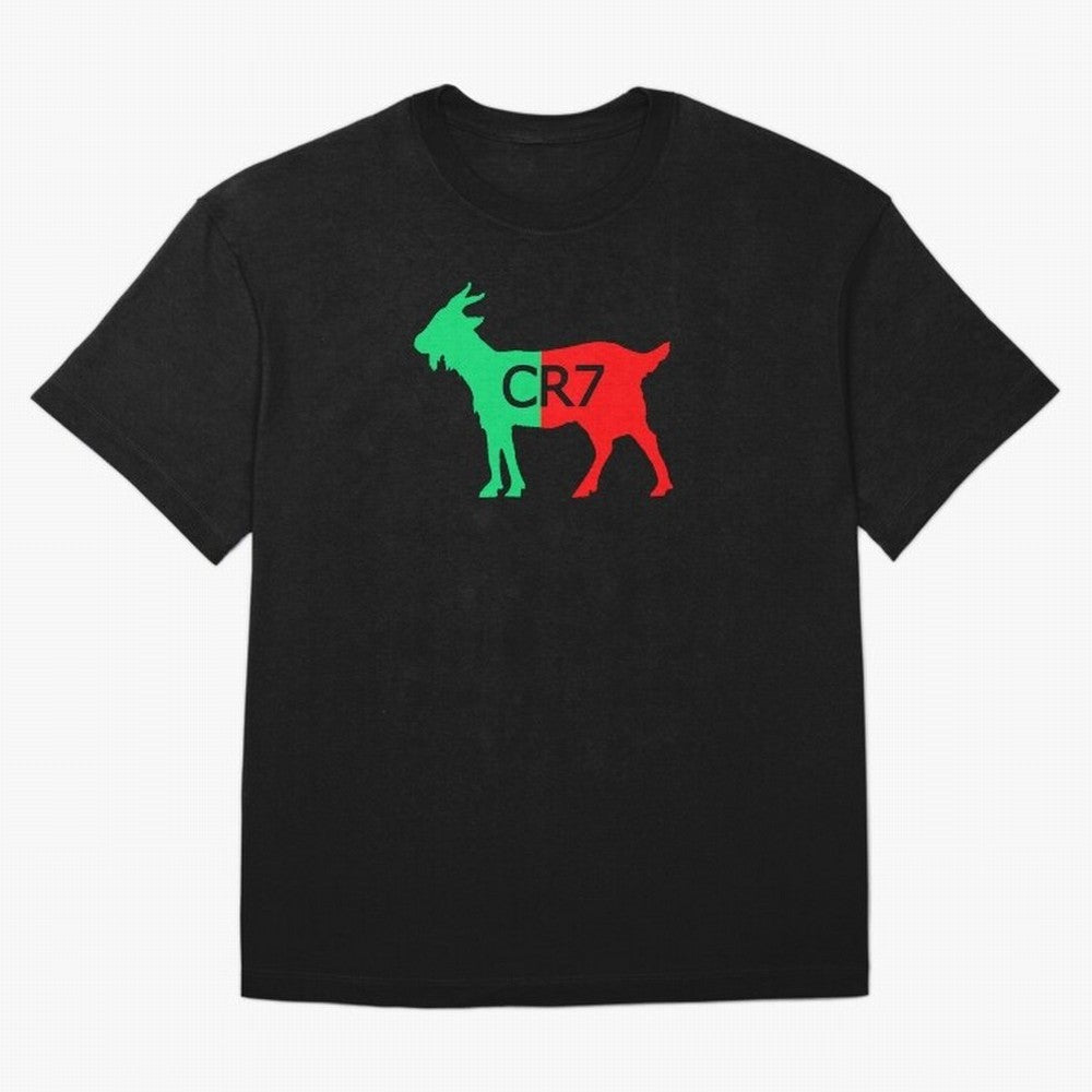 CR7 GOAT Tuga Oversized T-Shirt Remember Iconic Moments from Match Day Hype around FIFA World Cup 2026, Cristiano Ronaldo, Brazil, Soccer Culture, Superstar Moments, National Team Dreams and Competitive Fire; Ideal for Passionate Fans Who Love
