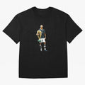 Cristiano Ronaldo CR7 Game Time Pixel Artwork Futbol Soccer Oversized T-Shirt Show Support during the FIFA World Cup 2026 Group Stage Journey through Messi and Cristiano Ronaldo Highlights, Brazil Pride, Match Day Excitement, Supporter Culture,