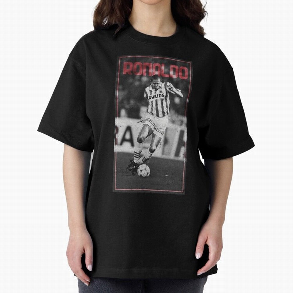Wallpaper Ronaldo Luis Nazario de Lima Oversized T-Shirt Refresh FIFA World Cup 2026 Spirit, with Portugal, Messi, Game Day Rituals, Football Legends, Country Pride and the Road to the Final; Perfect for Fans, Collectors, Family Gatherings, Watch
