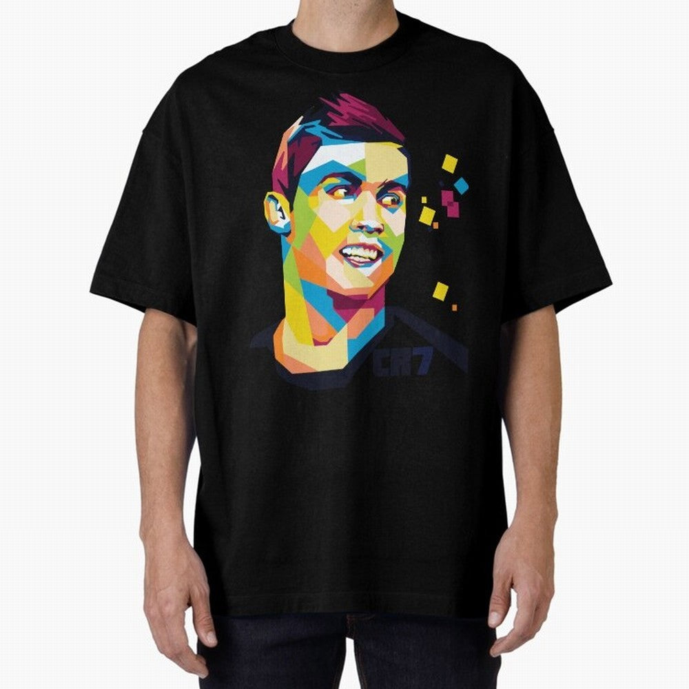 Cristiano Ronaldo Oversized T-Shirt Follow FIFA World Cup 2026 with Messi, Brazil Energy, Champion Mindset, Group Stage Buzz, Knockout Tension and Passionate Fan Culture; Built for Supporters Chasing Trophy Dreams, Final Match Excitement and Global