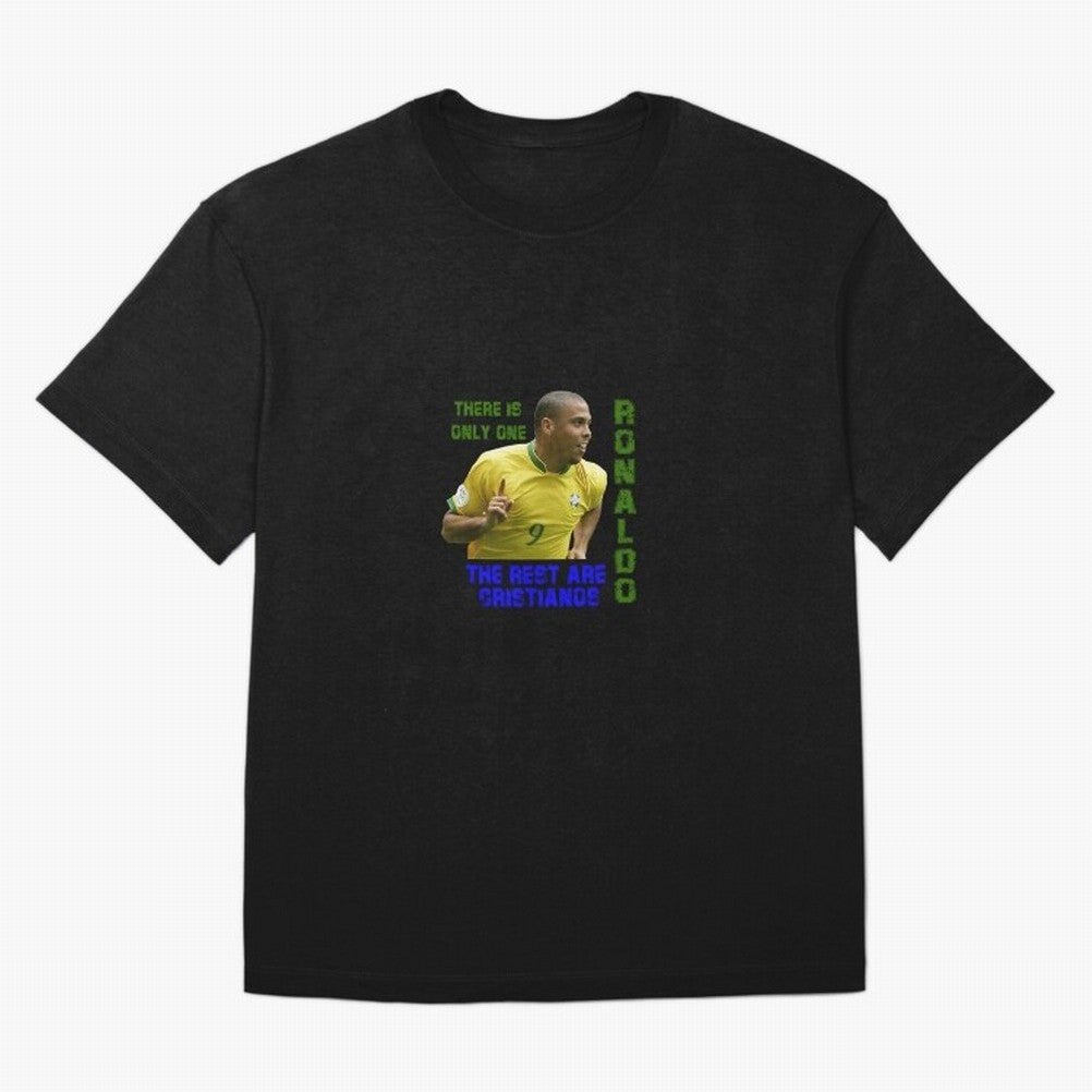 There is only one Ronaldo, the rest are Cristianos - Ronaldo Football Meme Oversized T-Shirt Carry the Colors and Pride of Match Day Hype around FIFA World Cup 2026 USA Canada Mexico, Messi, Neymar and Mbappe, Portugal, Championship Spirit, Famous
