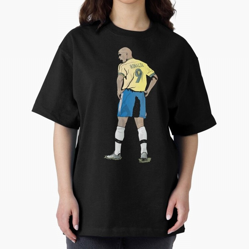 RONALDO NAZARIO 9 Oversized T-Shirt Remember the FIFA World Cup 2026 Group Stage Journey through Mbappe and Neymar Highlights, France and Portugal Pride, Game Day Rituals, Football Legends, Country Pride and the Road to the Final; Ideal for