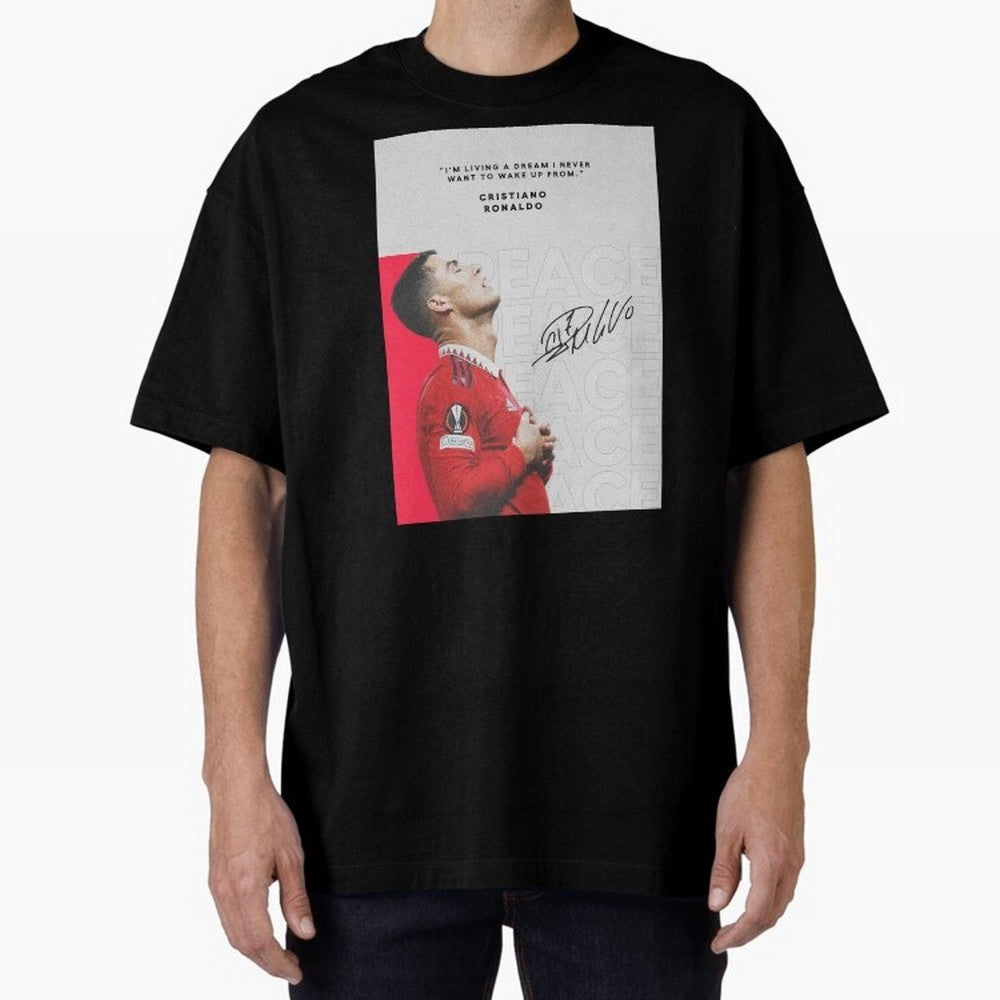 PEACE OF MIND Oversized T-Shirt Celebrate Football Heritage in FIFA World Cup 2026 USA Canada Mexico Spirit, Featuring France, Neymar, Supporter Pride, Iconic Celebrations, Legendary Names and Global Match Day Energy; Ideal for Football Dads,