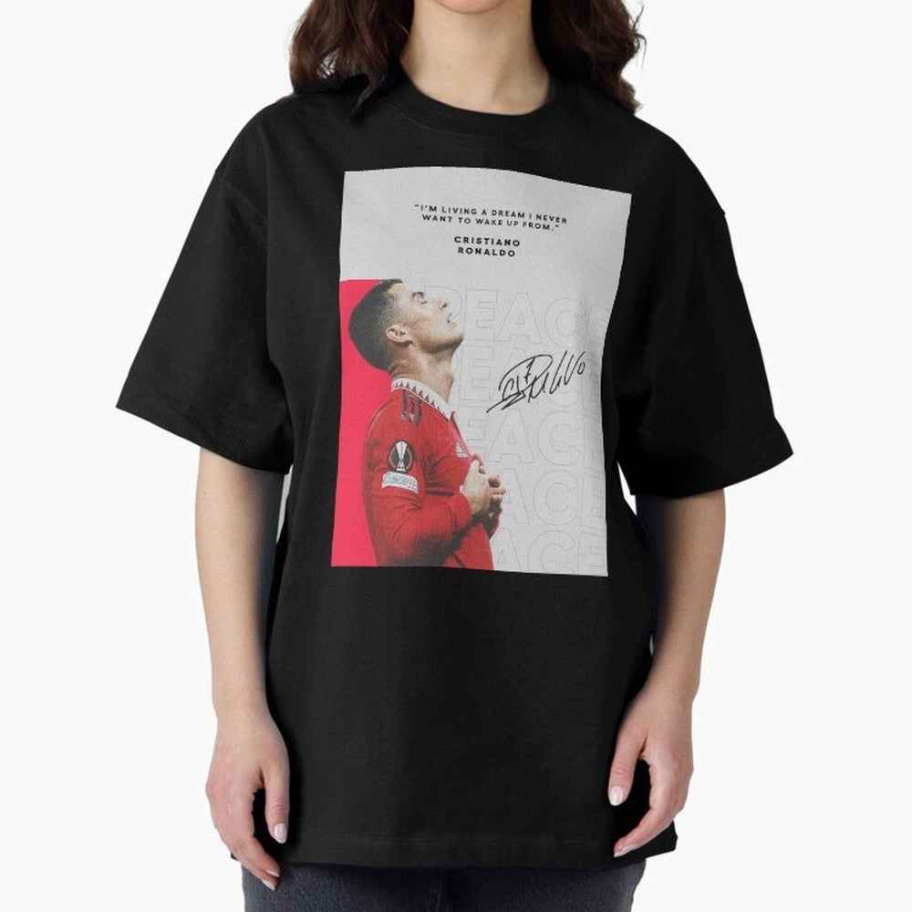 PEACE OF MIND Oversized T-Shirt Celebrate Football Heritage in FIFA World Cup 2026 USA Canada Mexico Spirit, Featuring France, Neymar, Supporter Pride, Iconic Celebrations, Legendary Names and Global Match Day Energy; Ideal for Football Dads,