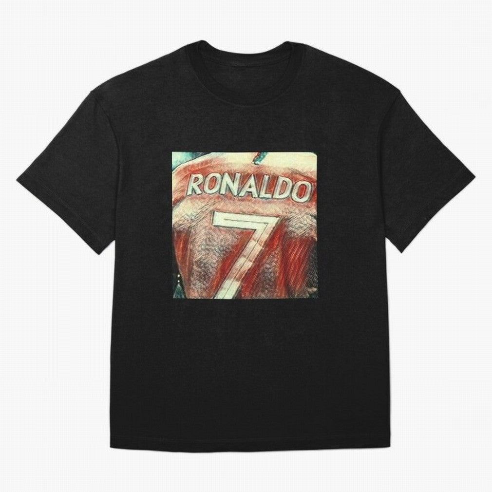 CR7 Oversized T-Shirt Capture Stadium Memories from the FIFA World Cup 2026 Journey through Messi and Cristiano Ronaldo Highlights, France Pride, Match Day Excitement, Supporter Culture, Golden Goals and Global Football Passion; Ideal for