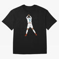 Cristiano Ronaldo Iconic Celebration Oversized T-Shirt Step into FIFA World Cup 2026 for Fans of CR7 and Portugal, Bringing Match Day Excitement, Supporter Culture, Golden Goals and Global Football Passion; Perfect for People Who Love Argentina,