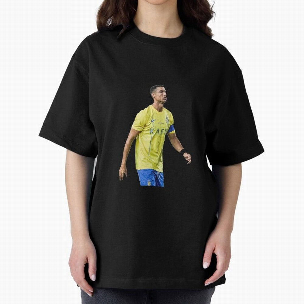 Ronaldo Al Nassar Oversized T-Shirt Celebrate Classic Football Spirit in the FIFA World Cup 2026 Group Stage Journey through Neymar Highlights, Netherlands Pride, Supporter Pride, Iconic Celebrations, Legendary Names and Global Match Day Energy;