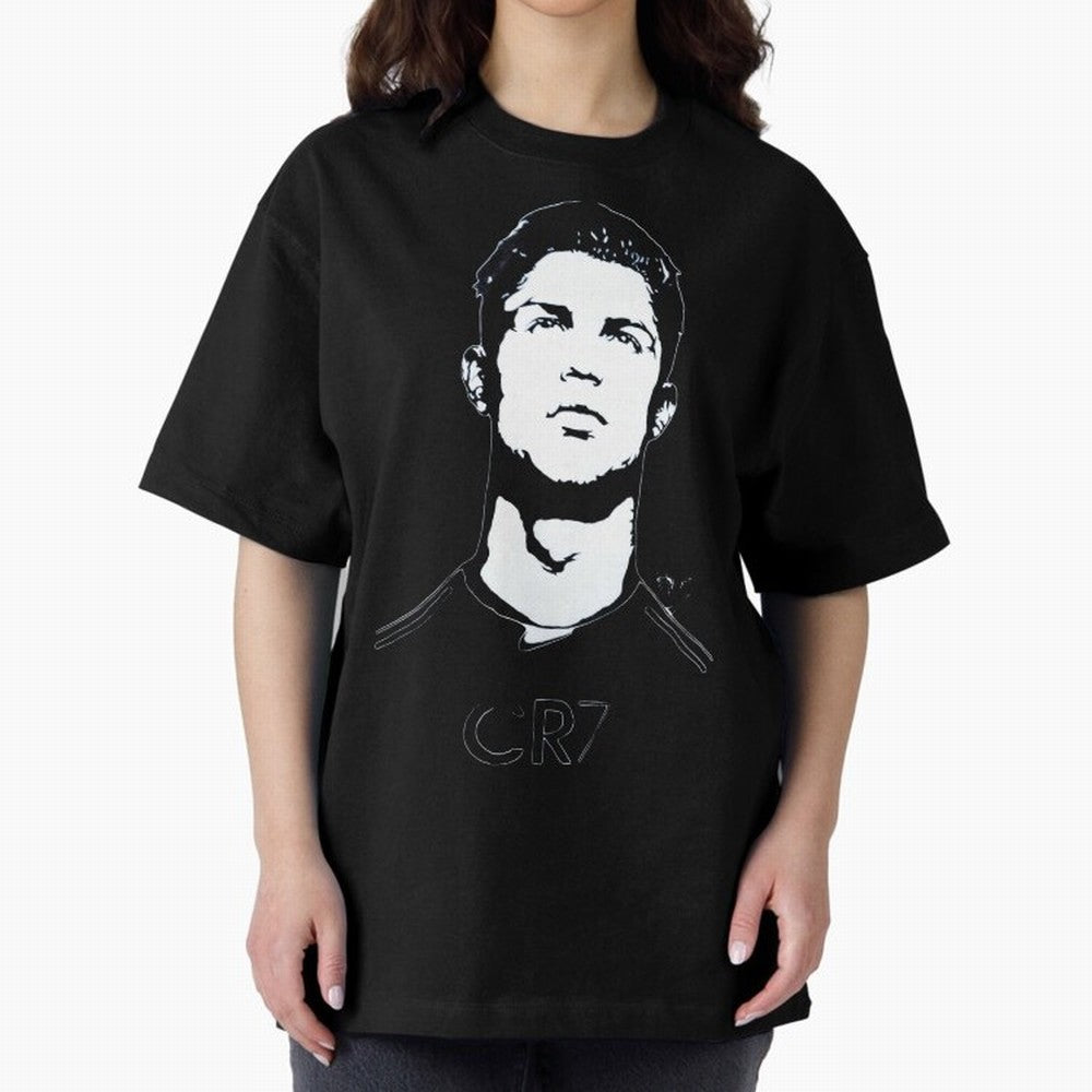 Cristiano Ronaldo Oversized T-Shirt Carry the Dream of FIFA World Cup 2026 USA Canada Mexico for Fans of Messi, Neymar and Mbappe and Netherlands, Bringing Football History, Final Match Energy, Crowd Noise and Once in a Lifetime Moments; Ideal for