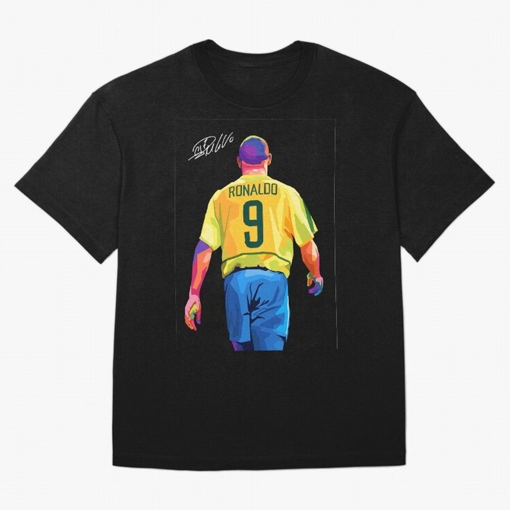 Ronaldo Nazario Oversized T-Shirt Experience the Global Stage of Global Football Passion for FIFA World Cup 2026 USA Canada Mexico, Capturing Mbappe, Germany, Championship Spirit, Famous Goals, Roaring Crowds and International Football Unity;