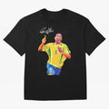 Ronaldo Nazario Pop Art Oversized T-Shirt Make Your Look Match Match Day Hype around FIFA World Cup 2026, CR7, Netherlands, Game Day Rituals, Football Legends, Country Pride and the Road to the Final; Ideal for Football Dads, Football Moms,