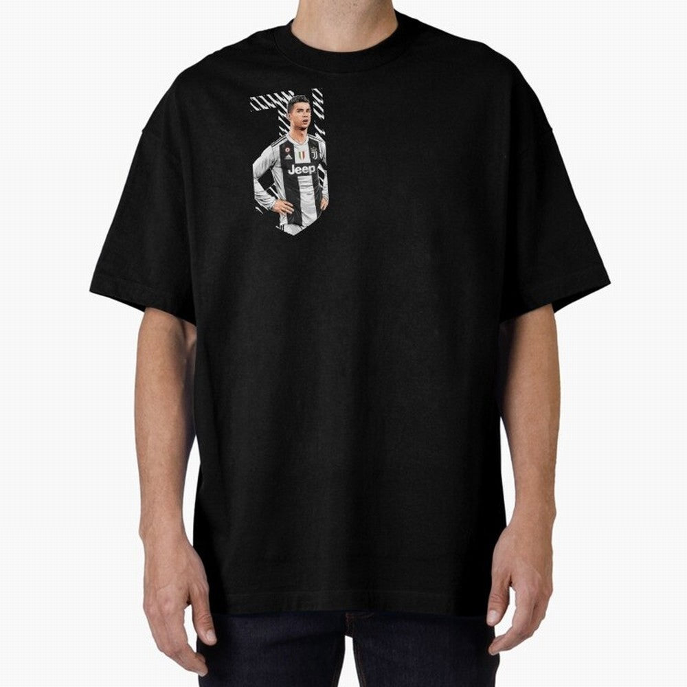 Ronaldo Oversized T-Shirt Celebrate the Magic of Global Football Passion for FIFA World Cup 2026 USA Canada Mexico, Capturing Neymar, Germany, Vintage Soccer Flavor, Modern Football Stars, National Flags and Final Night Emotion; Great for