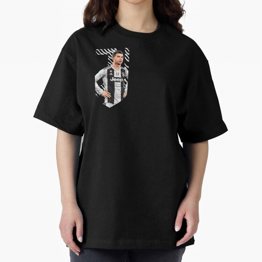 Ronaldo Oversized T-Shirt Celebrate the Magic of Global Football Passion for FIFA World Cup 2026 USA Canada Mexico, Capturing Neymar, Germany, Vintage Soccer Flavor, Modern Football Stars, National Flags and Final Night Emotion; Great for