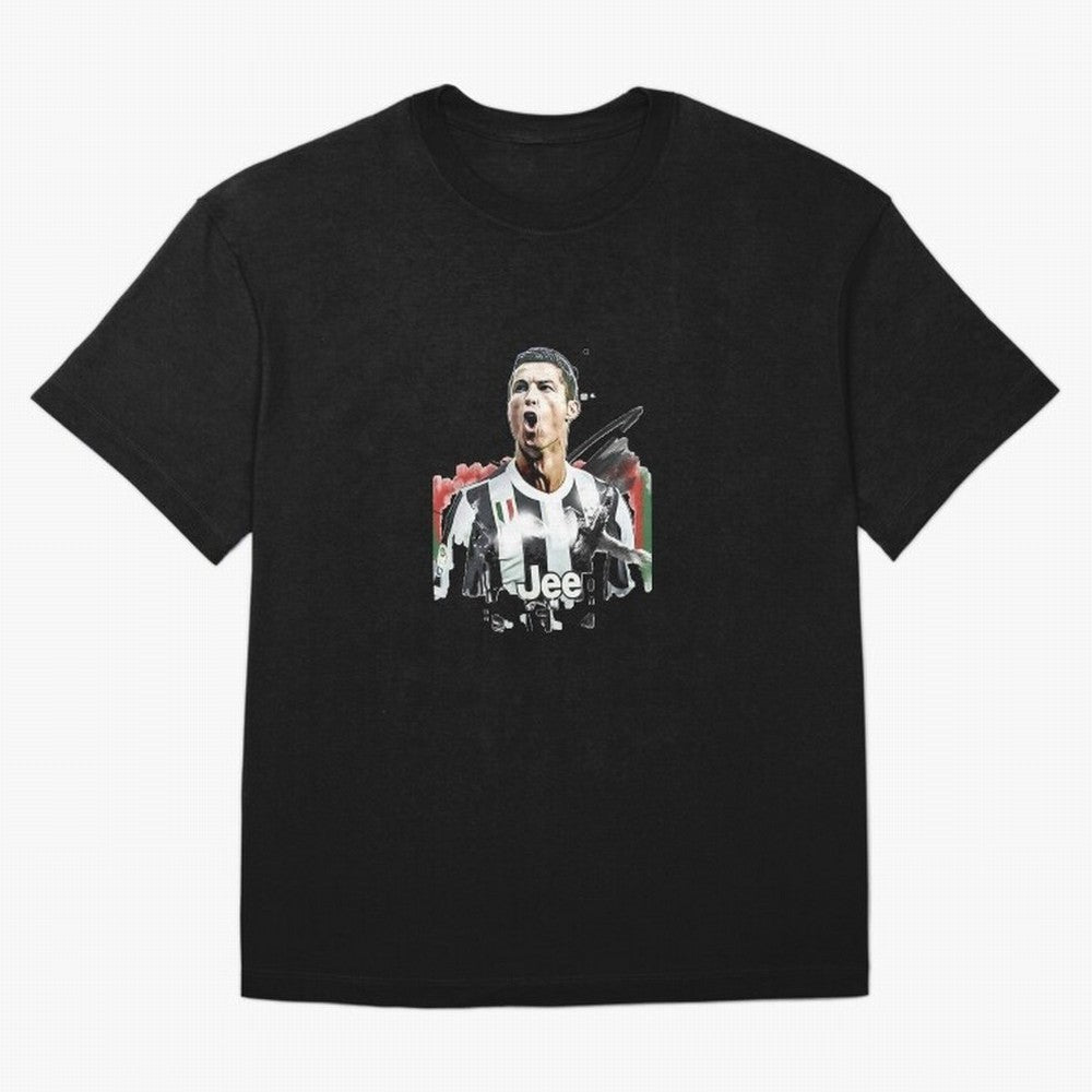 Ronaldo Oversized T-Shirt Celebrate Golden Goal Energy in Global Football Passion for FIFA World Cup 2026 Group Stage, Featuring Messi, CR7 and Mbappe, Spain, Champion Mindset, Group Stage Buzz, Knockout Tension and Passionate Fan Culture; Made for