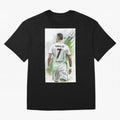 Ronaldo Oversized T-Shirt Celebrate Fan Favorites in Global Football Passion for FIFA World Cup 2026, Featuring Neymar, Haaland and Cristiano Ronaldo, Portugal, Sports Nostalgia, International Competition, Famous Players and Unforgettable